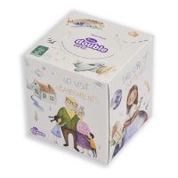 Double Care papírzsebkendő mintás dobozban - 60 db 