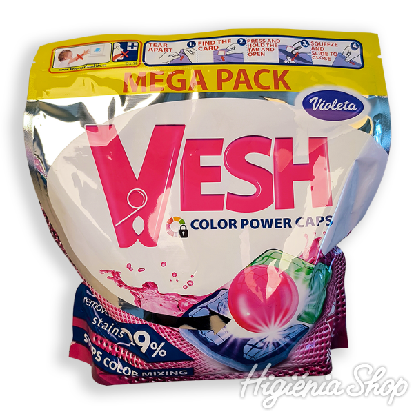 VESH mosókapszula 42 db – színes ruhákhoz