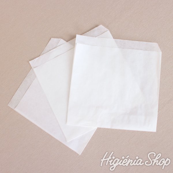 BontaBag Fehér hamburger zacskó / hamburger tasak - 1000 db