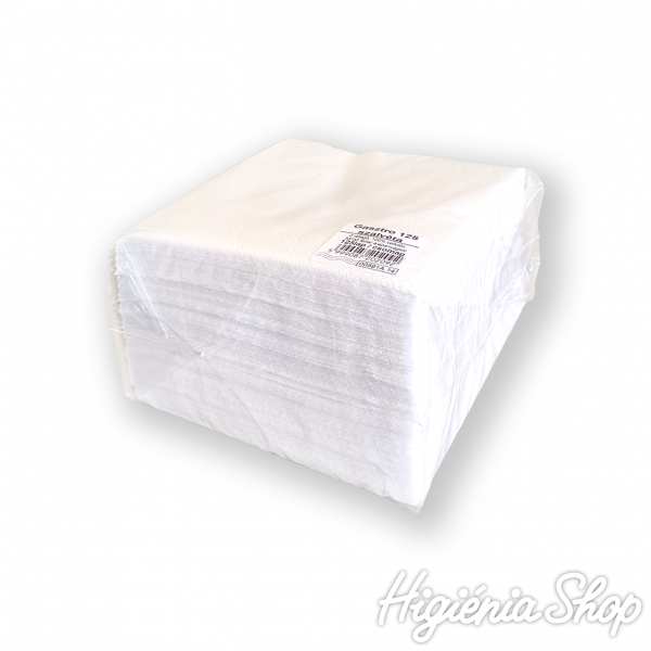 Gasztro fehér papírszalvéta  14x125 db