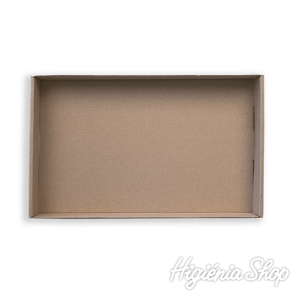 Street Food papírtálca barna - 26*16,5*3 cm 