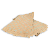 BontaBag 1 kg-os barna papírtasak mentazöld pöttyös design mintával - 100 db